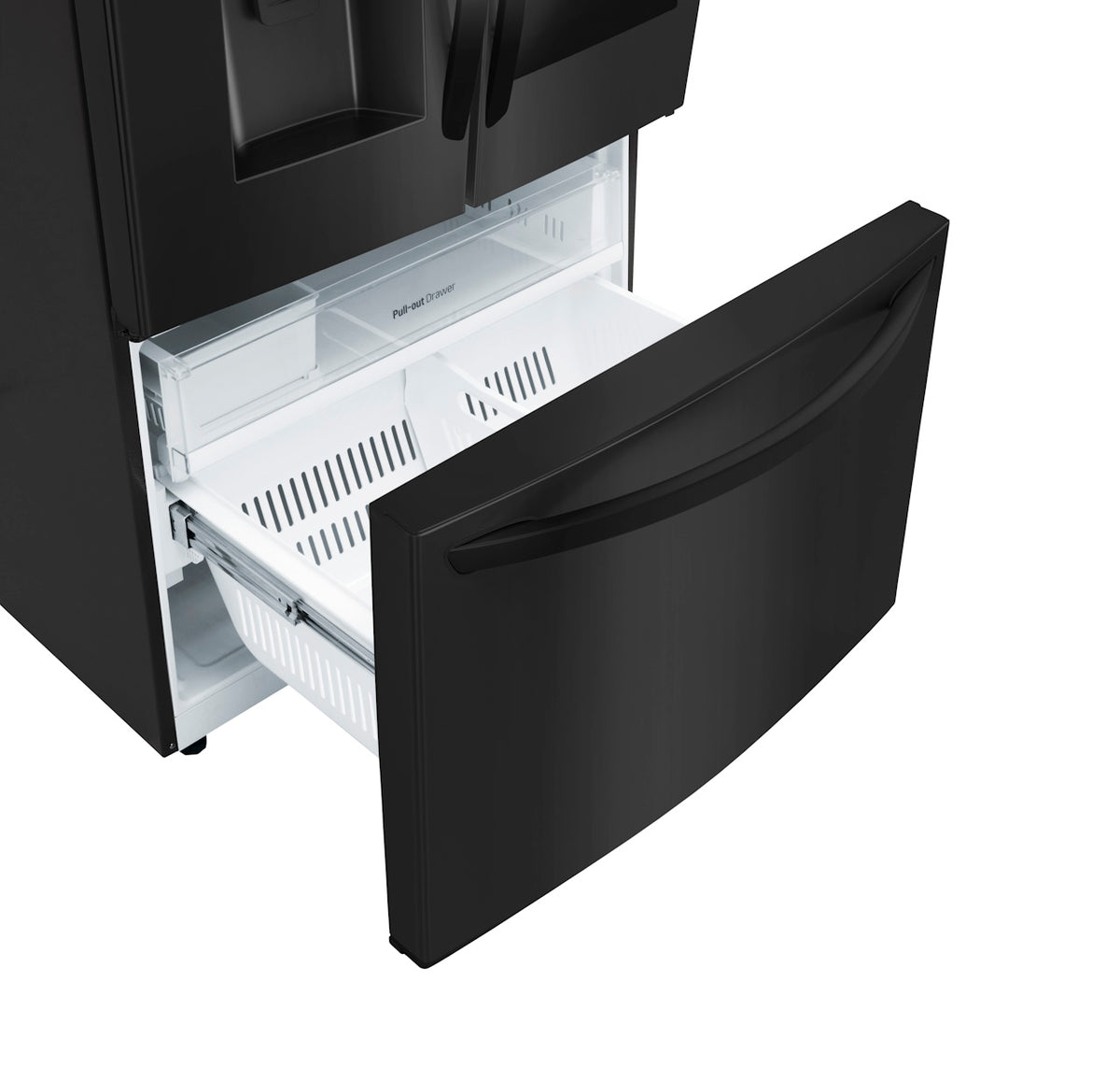 Refrigerador LG 660L 3 Portas French Door Inverse InstaView Inverter Água e Gelo na Porta Inox Black 220V