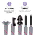 Secador de Cabelo Philco Tecnologia Fast Dry 1450W Cinza e Rosa 220V