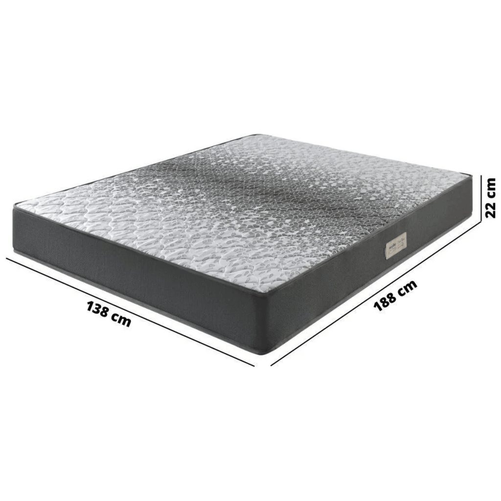 Colchão Espuma Dual Firm D-28 Ecoflex Casal 138x188x22cm Chumbo