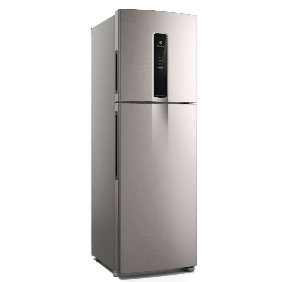 Refrigerador Electrolux 410L IF46 Duplex Efficient AutoSense Inverter Inox 220V
