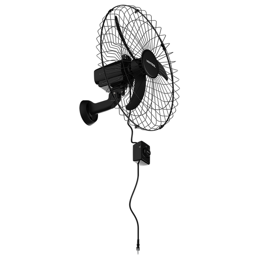 Ventilador de Parede Oscilante Ventisol 60cm 200W Preto
