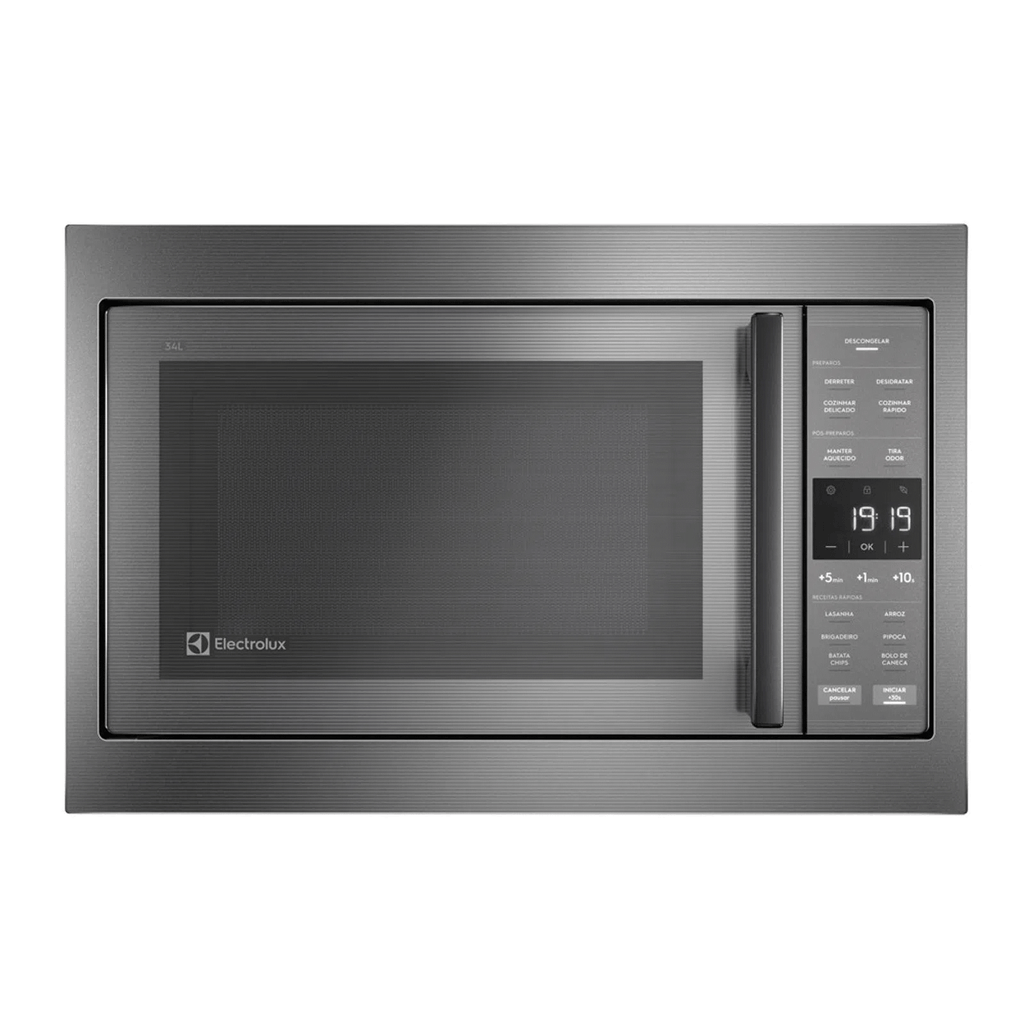 Micro-ondas de Embutir Electrolux 34L Experience com Painel Touch Cinza 220V