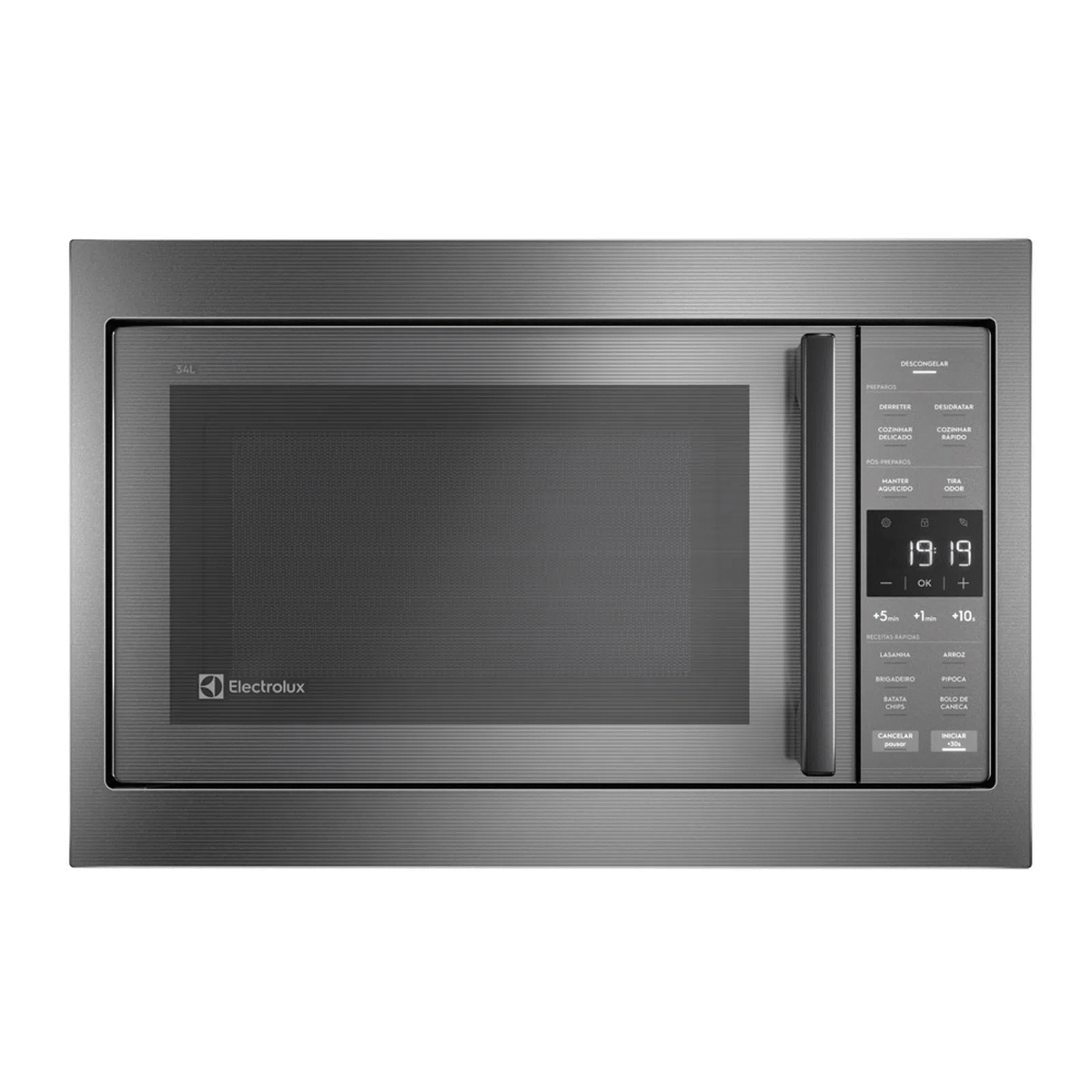 Micro-ondas de Embutir Electrolux 34L Experience com Painel Touch Cinza 220V