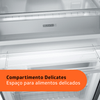 Refrigerador Brastemp 554L BRO85AK 3 Portas French Door Inverter Cor Inox 220V