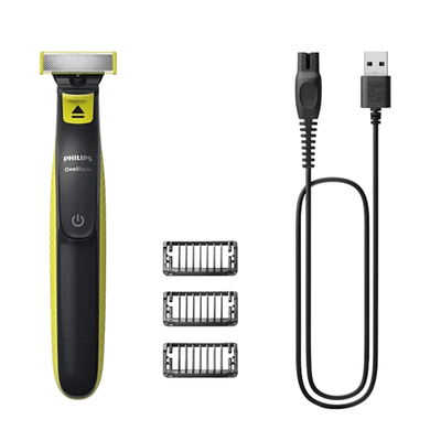 Aparador de Pelos QP2724/10 Philips OneBlade Preto Bivolt