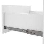 Mesa de Cabeceira Maggiore Lopas 3 Gavetas Branco