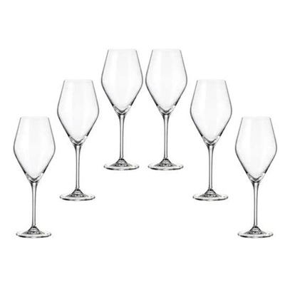 Jogo de 6 Taças para Vinho Full-Fit Loxia em Cristal Ecológico 470ml
