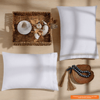 Jogo de Roupa de Cama Queen 4 Peças Hedrons Toque de Algodão Flint Branco
