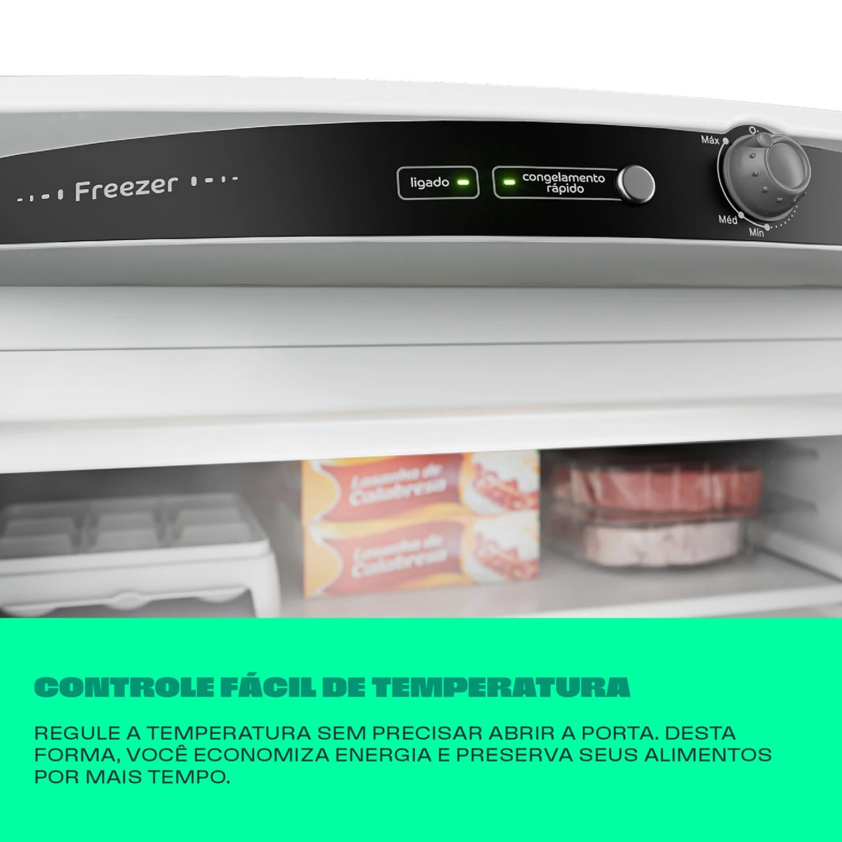 Freezer Vertical Consul 254L CVU26MB 1 Porta Branco 220V 220V
