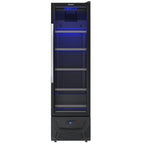 Cervejeira Venax 200L Blue Light LED com Porta de Vidro Duplo e Controle de Temperatura 220V