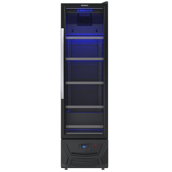 Cervejeira Venax 200L Blue Light LED com Porta de Vidro Duplo e Controle de Temperatura 220V