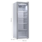 Expositora de Bebidas Venax 200L VV200 Branco 220V