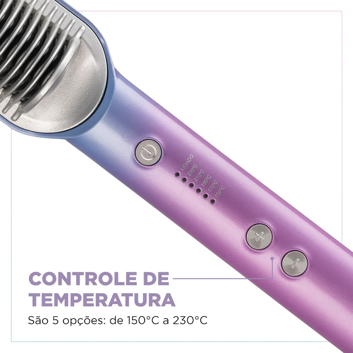 Escova Secadora Alisadora Mondial Qu4tro Elementos By Juliette Bivolt