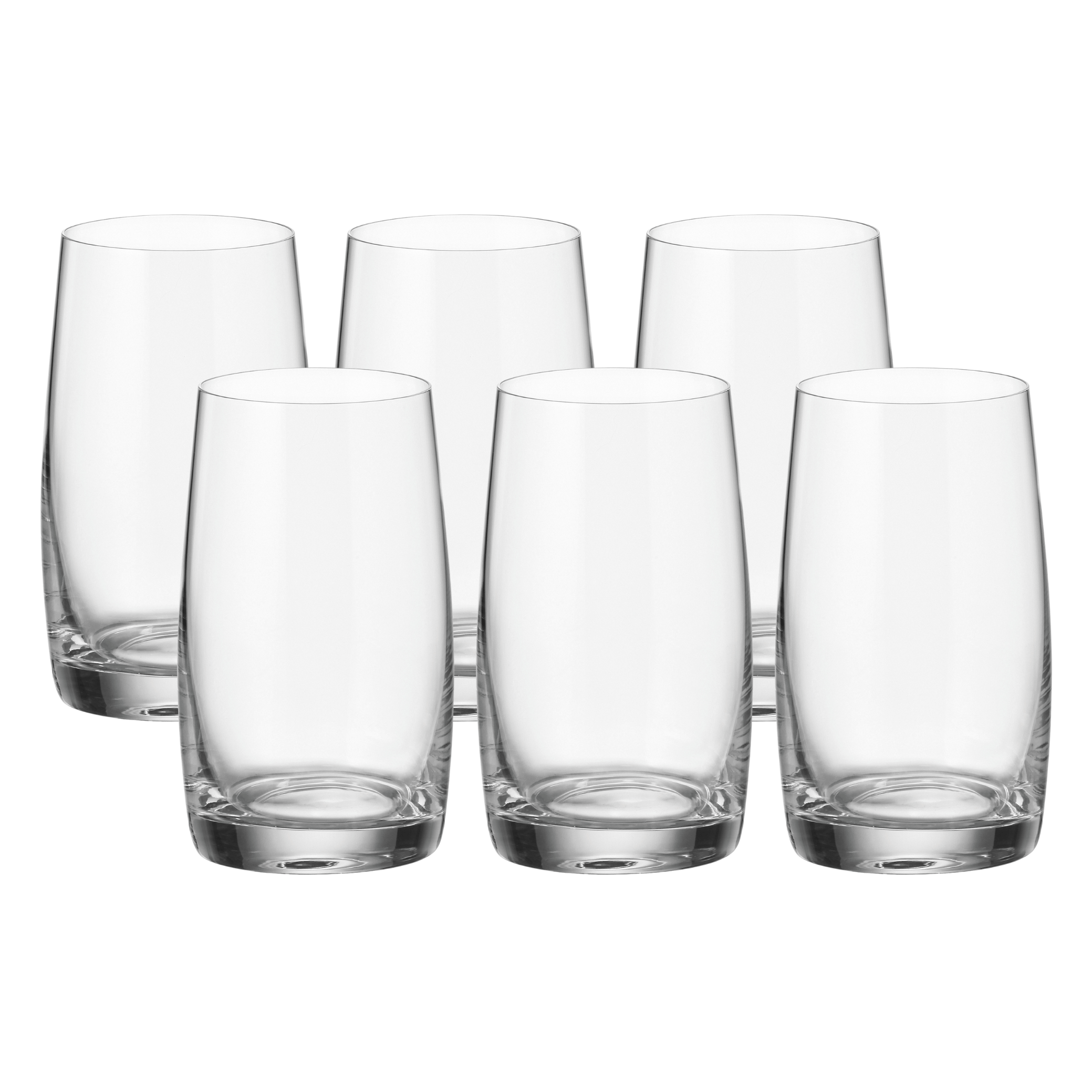 Jogo de 6 Copos Pavo Dayhome em Cristal Ecológico Bohemia 380ml