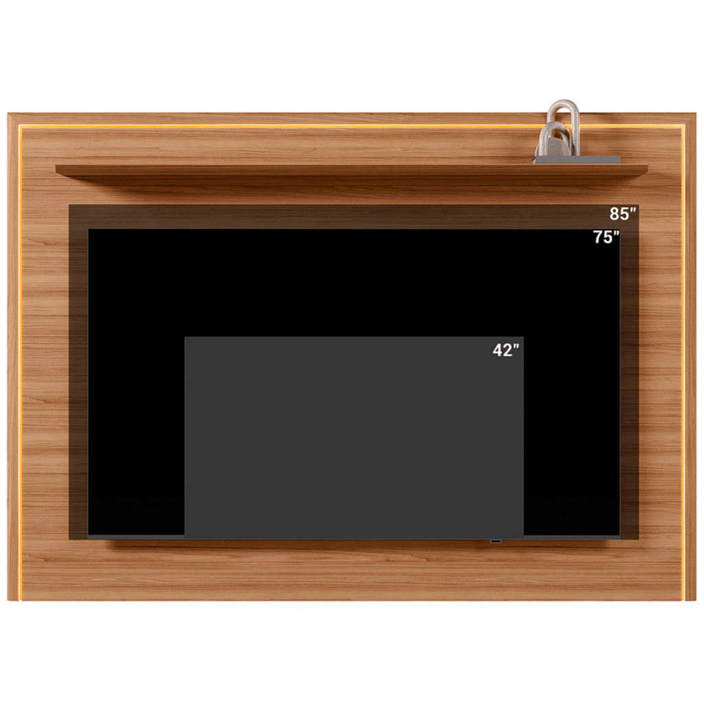 Painel Suspenso Córdoba Linea 182cm com Led Canela