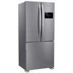 Refrigerador Brastemp 559L BRO85MK 3 Portas French Door Inverter Cor Inox 220V