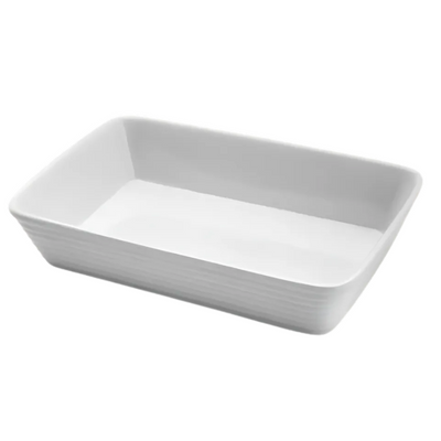 Refratário de Porcelana Coliseu Línea 30cm Branco