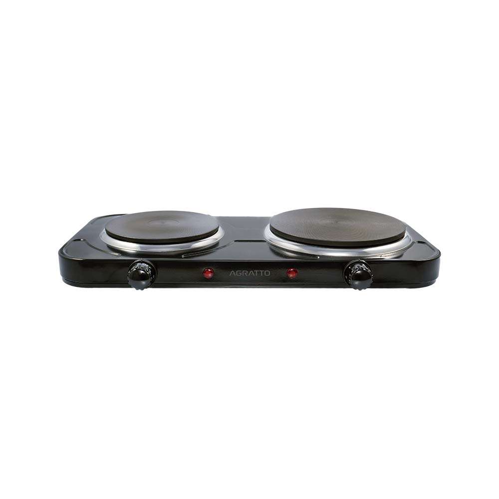 Fogão Elétrico de Mesa 2 Bocas Agratto 2500W Preto 220V