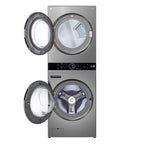 Lavadora e Secadora 17kg LG Torre WashTower AI DD Smart Inox 220V