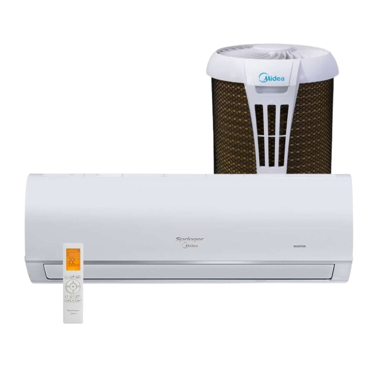 Ar-Condicionado Split Inverter 22000 BTUs Midea Airvolution Connect High Wall Frio 220V