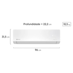 Ar-Condicionado MaxComfort Electrolux  Inverter 18000 BTUs Branco 220V