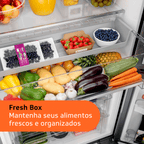 Refrigerador Brastemp 554L BRO85AK 3 Portas French Door Inverter Cor Inox 220V