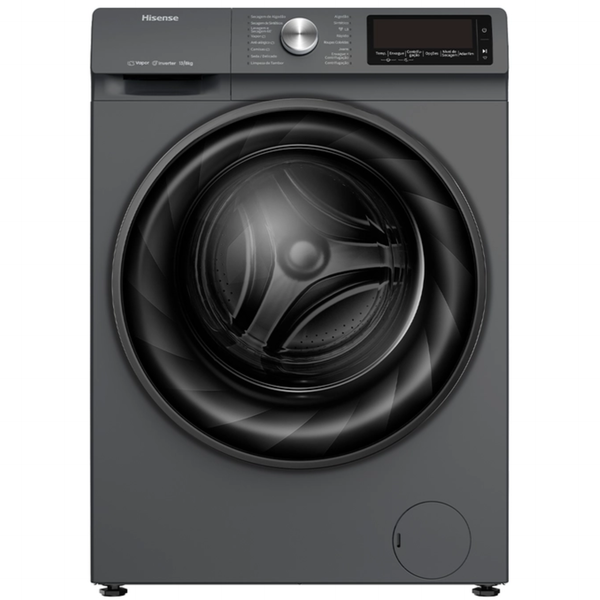 Lava e Seca Hisense 13kg Steam Inverter Prata 220V