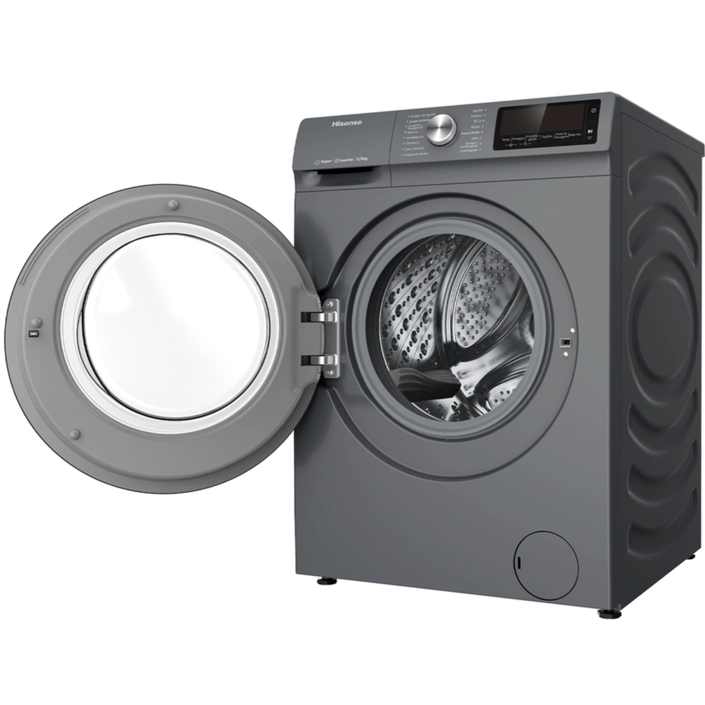 Lava e Seca Hisense 13kg Steam Inverter Prata 220V