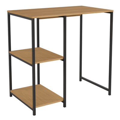 Bancada Industrial LI044 Kappesberg 90cm Prateleiras Canela e Preto