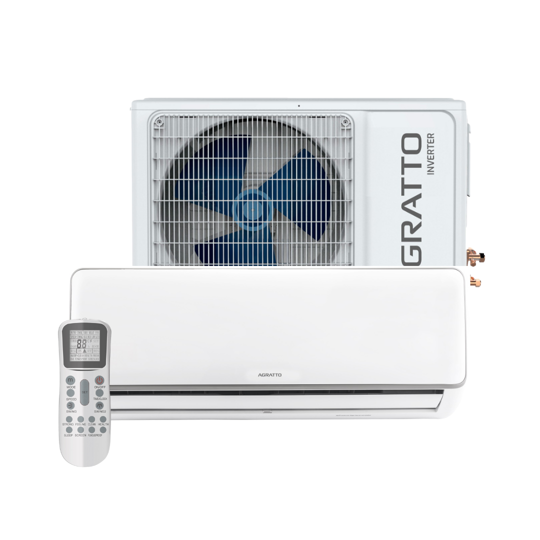 Ar-Condicionado Split Agratto 12.000 BTUs ICS12QF-R4-7551 Inverter Neo Quente e Frio Branco 220V