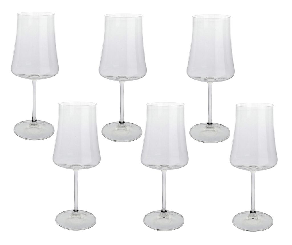 Jogo de 6 Taças para Vinho Tinto Full-Fit Xtra em Cristal Ecológico 460ml