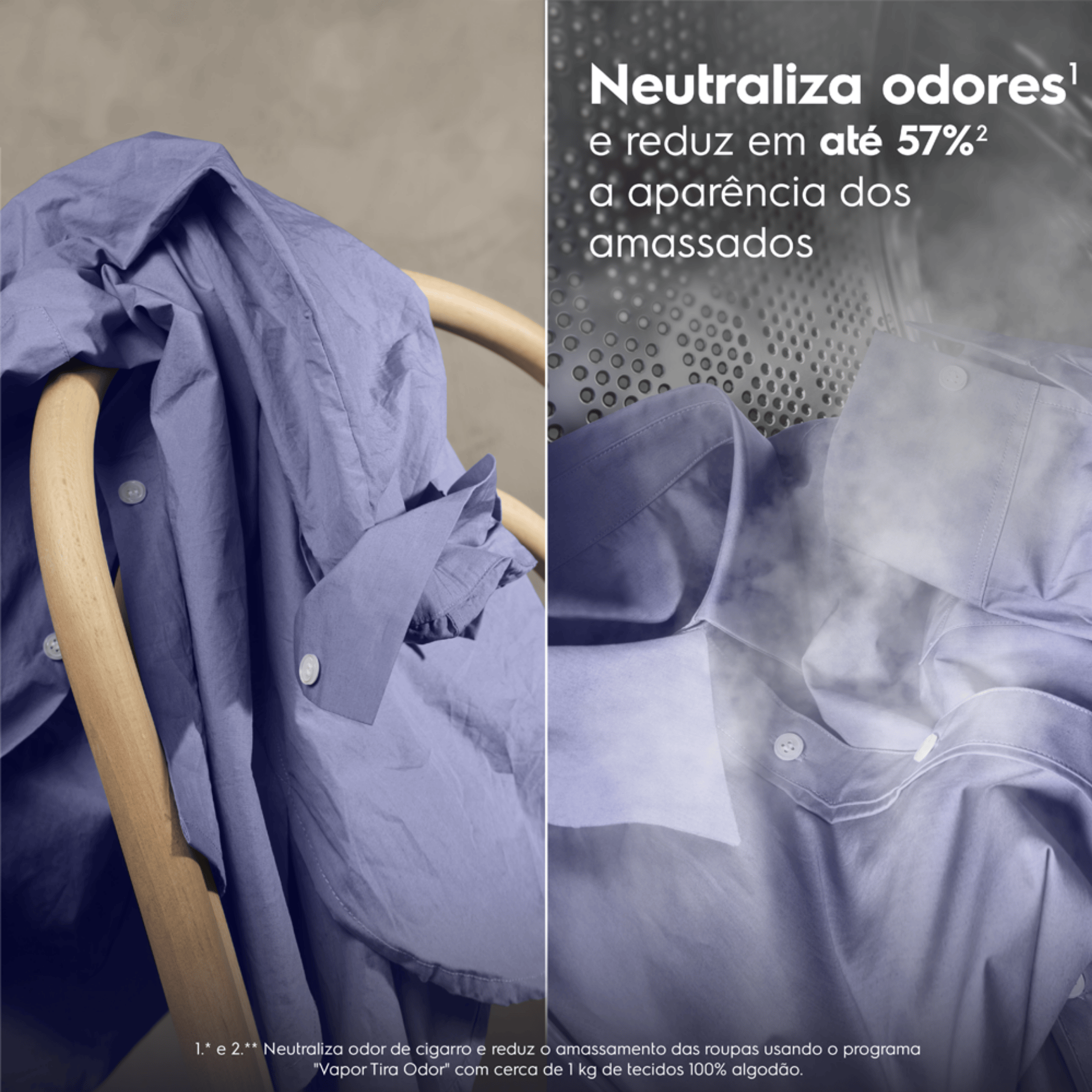Lavadora de Roupas Electrolux 12KG LFC12 Lavagem Inteligente Inverter com Água Quente Cinza Ônix 220V