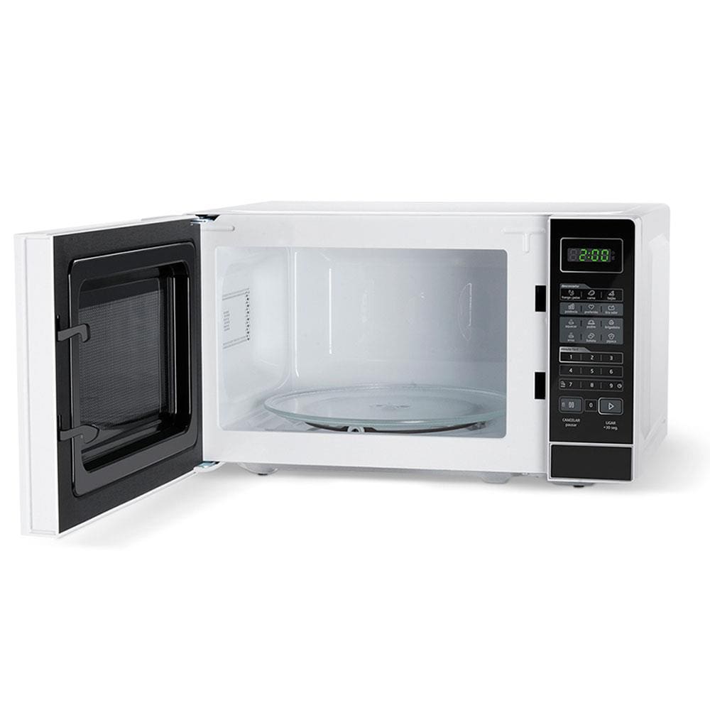 Micro-ondas Midea 20L Minuto Fácil Preto e Branco 220V