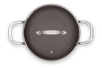 Jogo de Panelas Ceramic Life Brinox 4 peças Indução Life Coast Champanhe