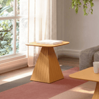 Mesa Lateral TB637 Dalla Costa 50cm 100% MDF Carvalho Rosé