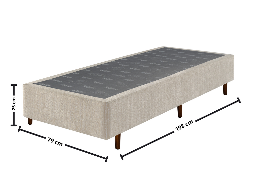 Base Para Colchão Maze Ecoflex 79x198x25cm Boucle Bege