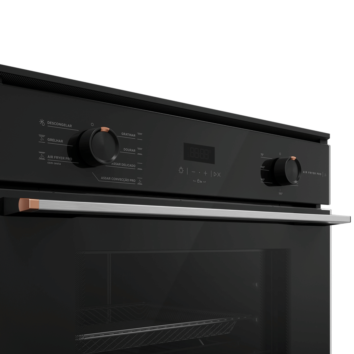 Kit Brastemp de Embutir Forno Elétrico 84L+Micro-ondas 32L Preto 220V