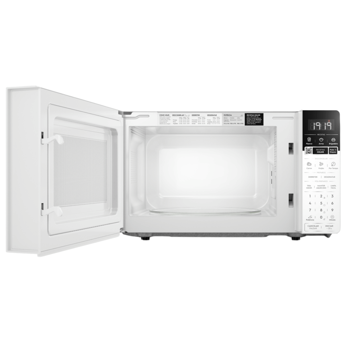 Micro-ondas Electrolux 20L Efficient ME20B Função Descongelamento Assistido Branco 220V