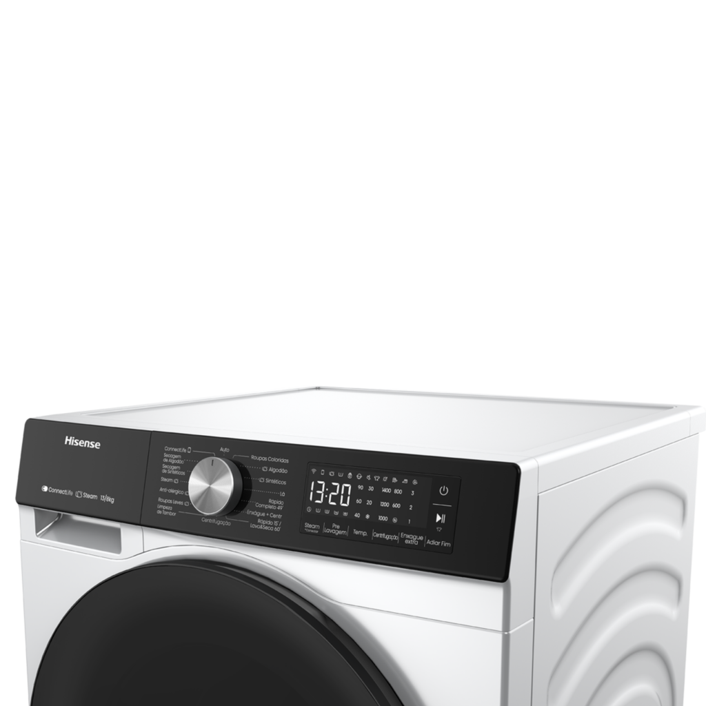 Lava e Seca Hisense 12KG Smart Wifi Inverter Branco 220V
