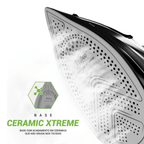 Ferro de Passar a Vapor Philco Base Ceramic Xtreme PFV70 Preto 220V