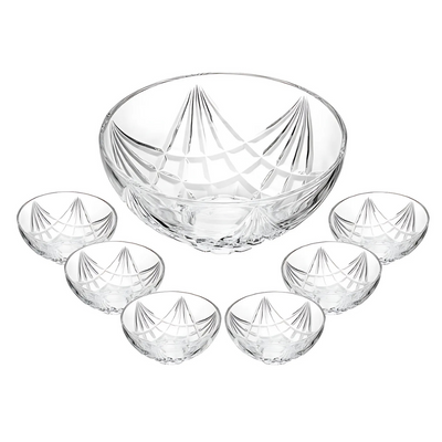 Conjunto 7 Peças para Sobremesa  Rojemac de Vidro Sun
