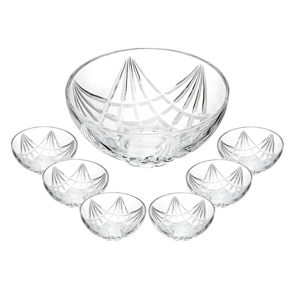 Conjunto 7 Peças para Sobremesa  Rojemac de Vidro Sun