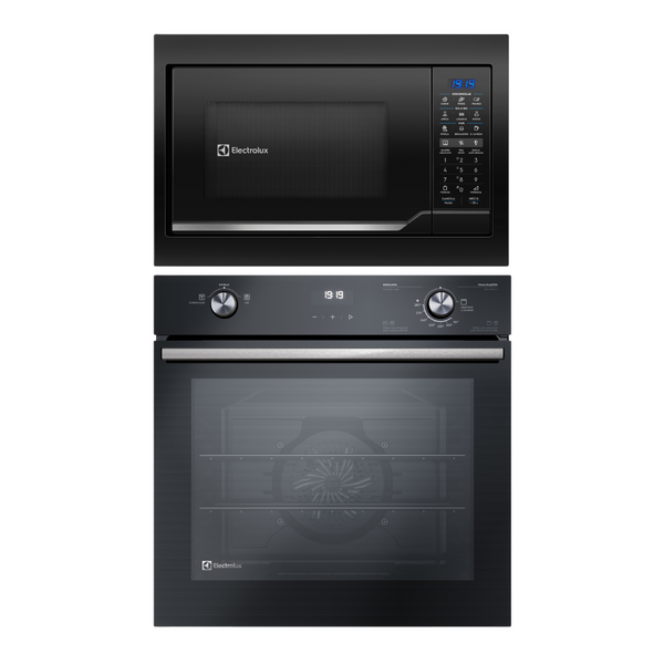 Kit Electrolux de Embutir Forno a Gás 80L com Convecção+Micro-ondas 34L 220V