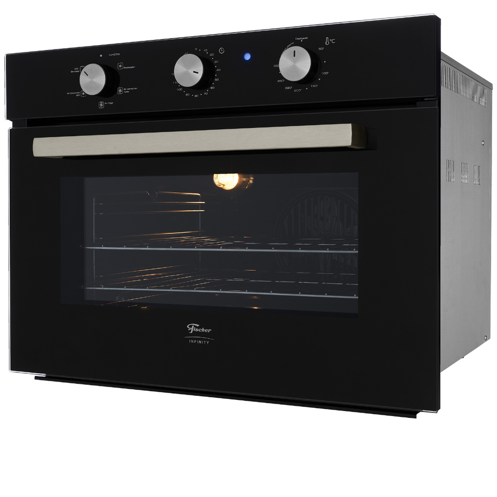 Forno de Embutir Elétrico Fischer 50L Infinity com Air Fryer Preto 220V