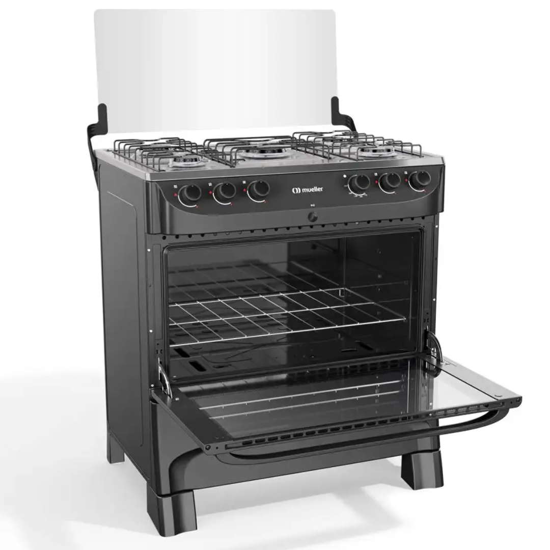 Fogão 5 Bocas Mueller MFI5BB Acendimento Automático Inox Bivolt