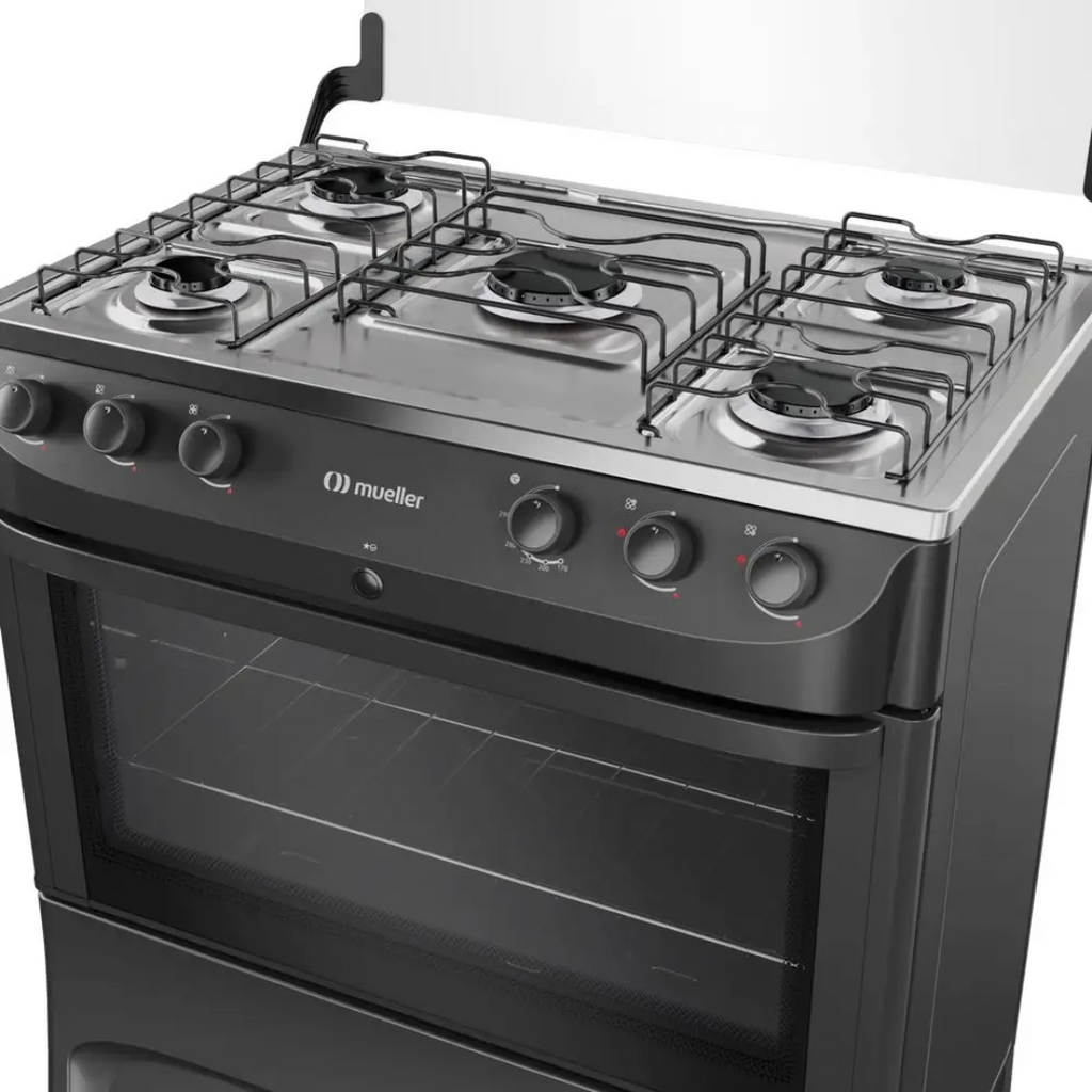 Fogão 5 Bocas Mueller MFI5BB Acendimento Automático Inox Bivolt