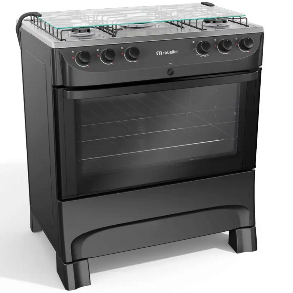 Fogão 5 Bocas Mueller MFI5BB Acendimento Automático Inox Bivolt