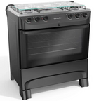 Fogão 5 Bocas Mueller MFI5BB Acendimento Automático Inox Bivolt