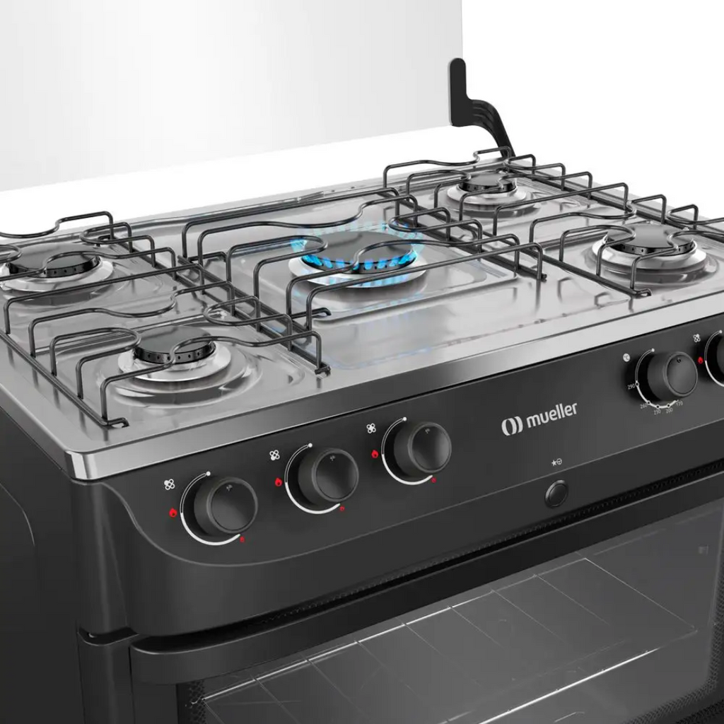 Fogão 5 Bocas Mueller MFI5BB Acendimento Automático Inox Bivolt