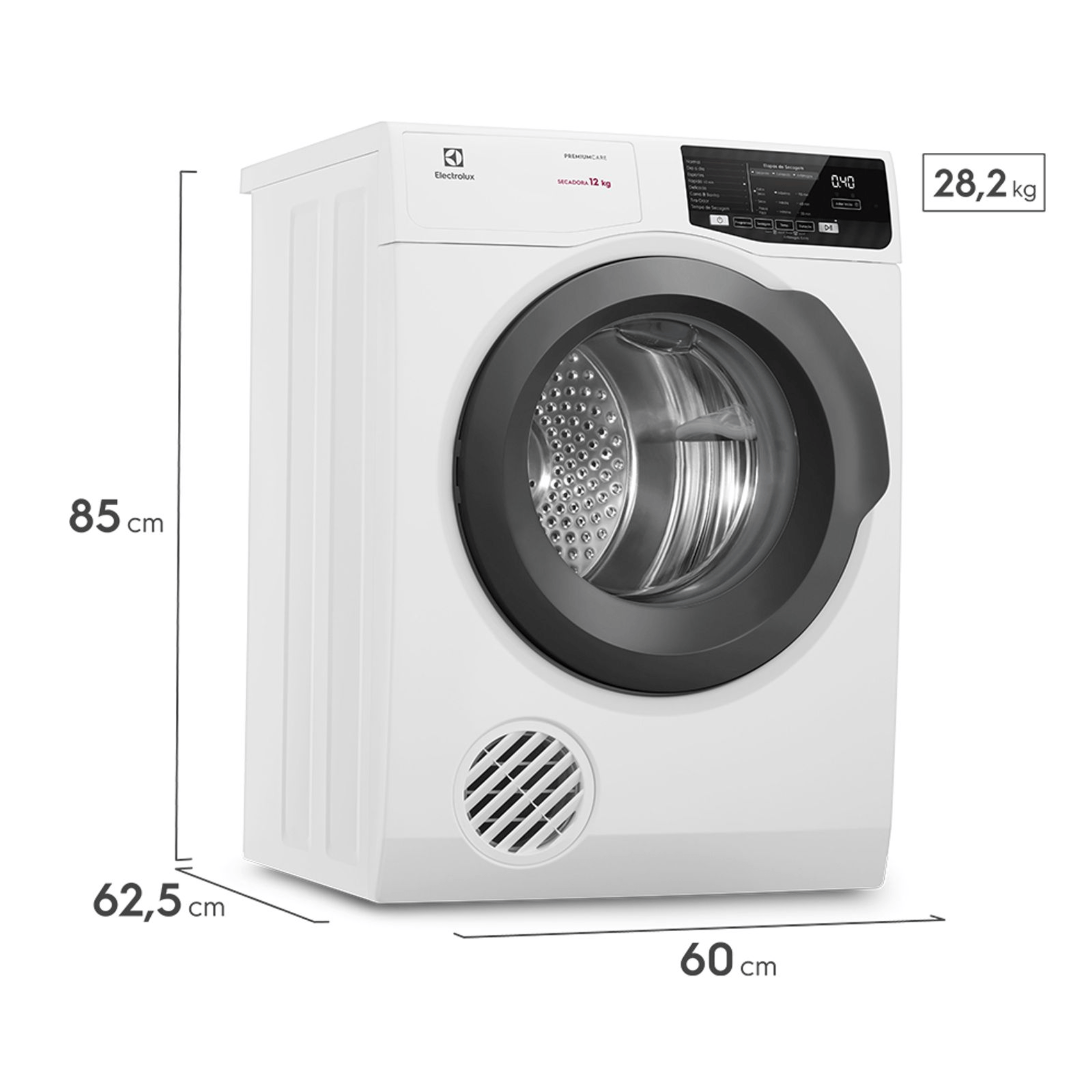 Conjunto Electrolux Lavadora de Roupas 14,5kg Efficient LEE15 + Secadora Piso 12kg SFPL12 220V